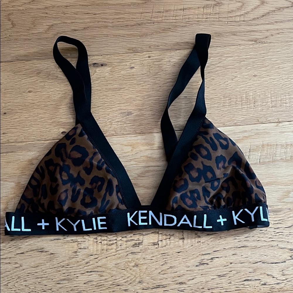 XL - Kendall & Kylie Brown Leopard Bralette
